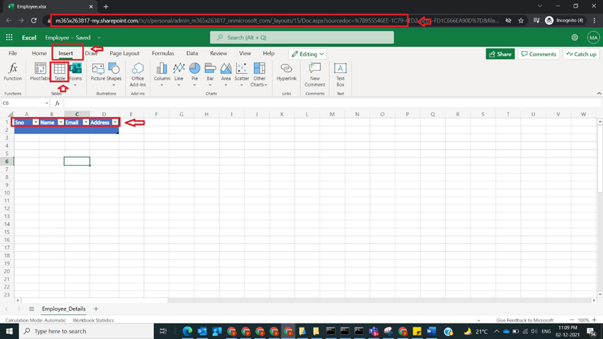 Add A Row Into An Excel Table Onedrive In Power Automate